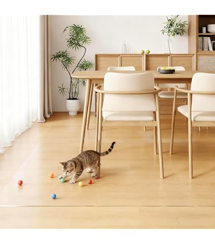 美品【床暖房対応】 ダイニングテーブル用カバー 240cm x 180cm 透明 Amazon｜モダンデコ ダイニングマット 180×240cm 厚さ1.5mm 透明